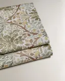 Простыня Zara Home сатин, хлопок 100%, с растительным принтом, 5180/089 — фото 5