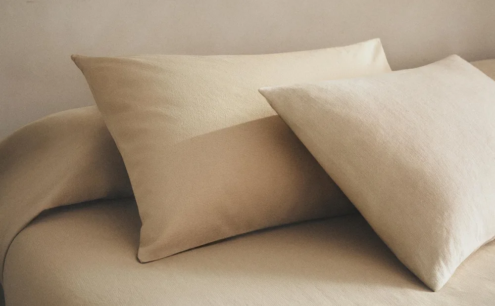 Наволочка Zara Home, хлопок 100%, однотонный, 6145/091