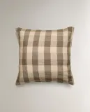 Наволочка Zara Home хлопок, лён 100%, в клетку, 6195/091 — фото 2