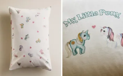 Наволочка Zara Home, хлопок 100%, с сердечками, 2625/091