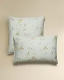 Наволочка Zara Home сатин, хлопок 100%, с цветочным принтом, 6153/091 — фото 6