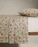 Простыня Zara Home сатин, хлопок 100%, с цветочным принтом, 6152/089 — фото 5