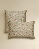 Наволочка Zara Home сатин, хлопок 100%, с цветочным принтом, 6152/091 — фото 7