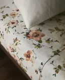 Простыня Zara Home сатин, хлопок 100%, с цветочным принтом, 6156/089 — фото 2