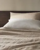 Наволочка Zara Home хлопок, лён 100%, однотонный, 6181/091 — фото 1