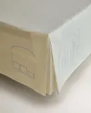 Простыня Zara Home, 90х190 см, хлопок 65%, лён 35%, однотонный, 2639/093 — фото 8