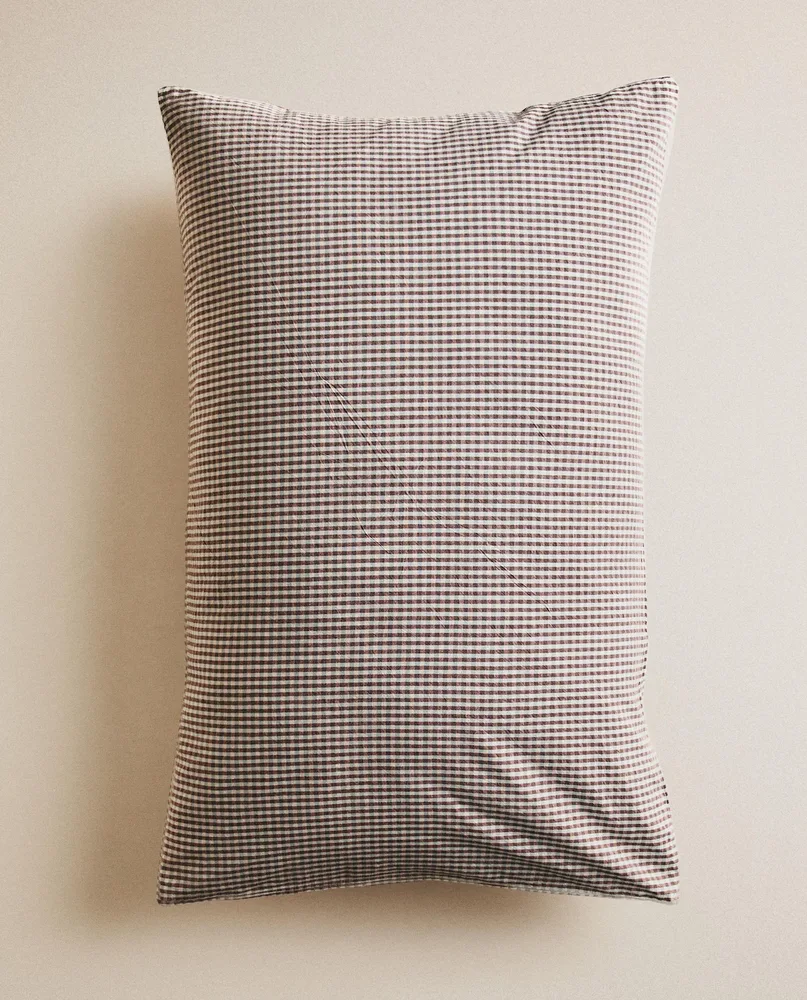 Наволочка Zara Home, хлопок 50%, тенсель 50%, в клетку, 2634/091 · арт. 2634/091