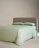Простыня Zara Home сатин, хлопок 100%, с цветочным принтом, 7110/089 — фото 6