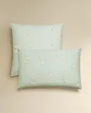 Наволочка Zara Home сатин, хлопок 100%, с цветочным принтом, 7110/091 — фото 8