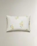 Наволочка Zara Home сатин, хлопок 100%, с цветочным принтом, 7114/091 — фото 5