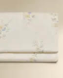 Простыня Zara Home сатин, хлопок 100%, с цветочным принтом, 7111/089 — фото 1