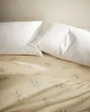 Простыня Zara Home сатин, хлопок 100%, с цветочным принтом, 7111/089 — фото 7