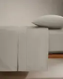 Простыня Zara Home перкаль, хлопок 100%, однотонный, 0030/089 · арт. 0030/089-2 — фото 6