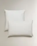 Наволочка Zara Home, лён 55%, хлопок 45%, однотонный, 2645/091 · арт. 2645/091 — фото 3