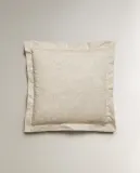 Наволочка Zara Home сатин, хлопок 100%, однотонный, 6185/091 — фото 3