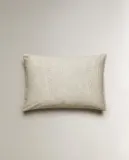 Наволочка Zara Home сатин, хлопок 100%, однотонный, 6185/091 — фото 7