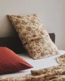 Наволочка Zara Home сатин, хлопок 100%, с цветочным принтом, 6186/091 — фото 8