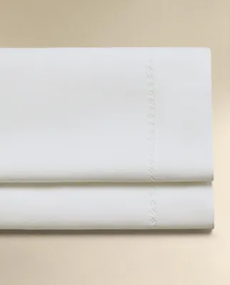Простыня Zara Home хлопок, лён 100%, однотонный, 5190/089