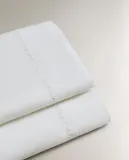 Простыня Zara Home хлопок, лён 100%, однотонный, 5190/089 — фото 4