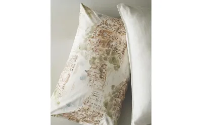 Наволочка Zara Home, хлопок 100%, однотонный, 4127/091