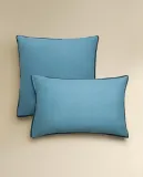 Наволочка Zara Home хлопок, лён 100%, однотонный, 4126/091 — фото 5