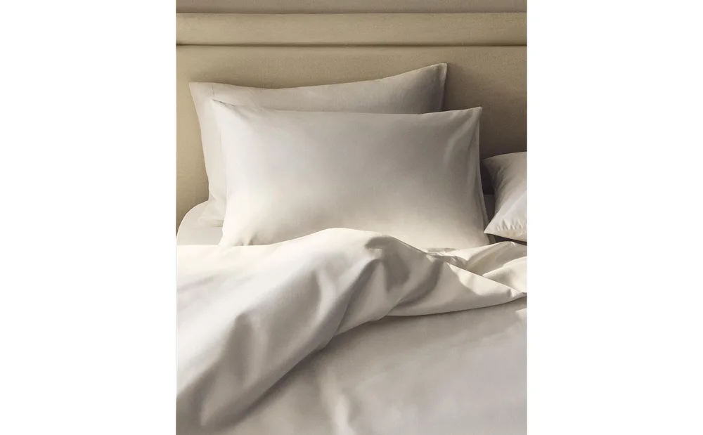 Наволочка Zara Home сатин, хлопок 100%, однотонный, 1100/091