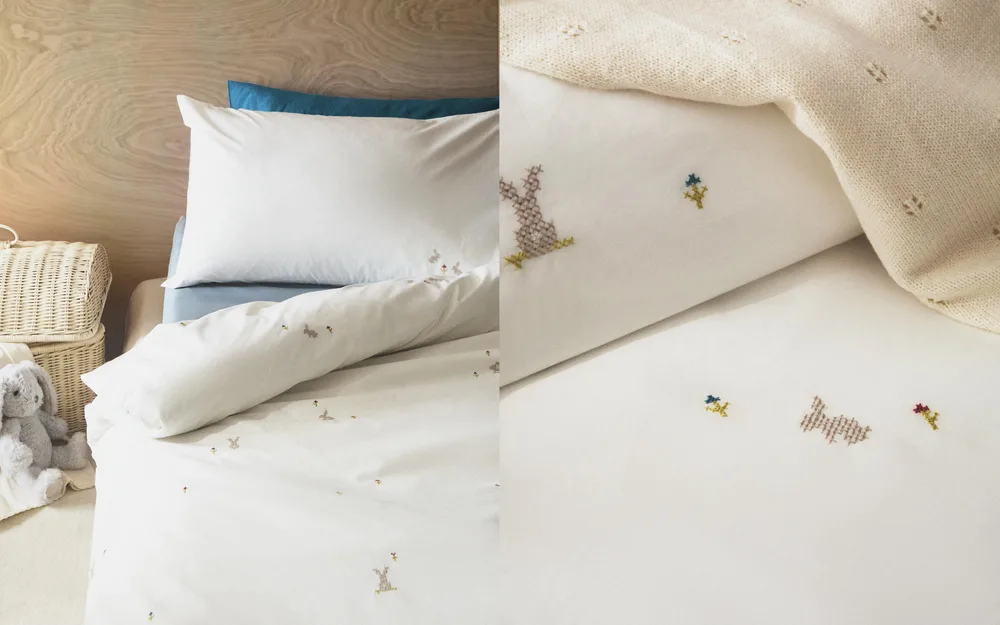 Пододеяльник Zara Home, хлопок 100%, с цветочным принтом, 1605/088