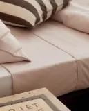 Простыня Zara Home перкаль, хлопок 100%, однотонный, 0132/089 — фото 8