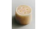 Декоративная свеча Zara Home, 7х14х14 см, бежевый, 3365/065 — фото 5