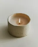 Декоративная свеча Zara Home, 8х14х14 см, керамика, 6361/065 — фото 1