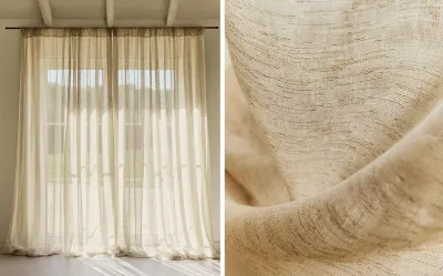 Штора Zara Home, 280х300 см, бежевый, 1306/032