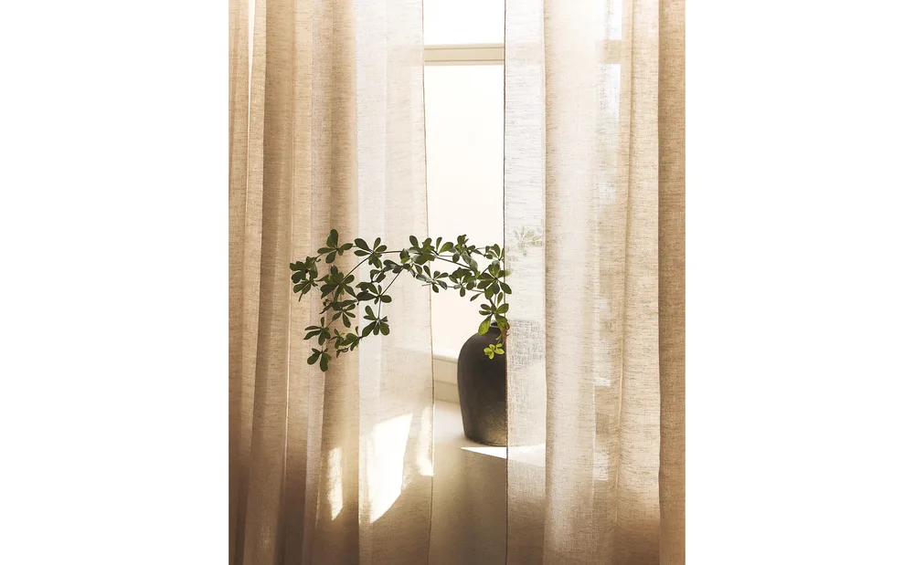 Штора Zara Home, 140х270 см, бежевый, 1305/032