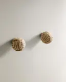 Мебельная ручка Zara Home, 3.5х3.5х6 см, хлопок, 2 шт., 6383/555 — фото 3