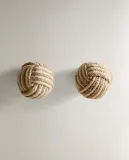 Мебельная ручка Zara Home, 3.5х3.5х6 см, хлопок, 2 шт., 6383/555 — фото 6