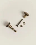 Мебельная ручка Zara Home, 2.3х2.3х2.3 см, латунь, 2 шт., 7378/555 — фото 3