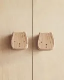 Мебельная ручка Zara Home, 2х4х4 см, дерево, 2 шт., 3698/555 — фото 1