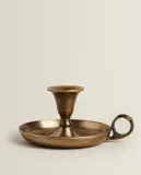 Подсвечник Zara Home, 6.5х13.5х11 см, золотой, 9398/468 — фото 2