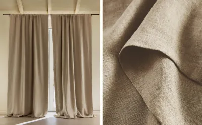Штора Zara Home, 140х270 см, хлопок, 5131/032