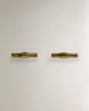Мебельная ручка Zara Home, 3х4.5х1.5 см, золотой, 2 шт., 1337/555 — фото 6