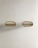 Мебельная ручка Zara Home, 2х5х5 см, золотой, 2 шт., 9399/555 — фото 3