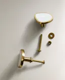 Мебельная ручка Zara Home, 4х3.8х3.8 см, золотой, 2 шт., 6302/555 — фото 5