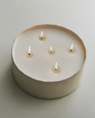 Декоративная свеча Zara Home, 8х25х25 см, керамика, 2392/065