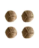 Мебельная ручка Zara Home, 2.5х2.5х5 см, джут, 4 шт., 4360/555 — фото 7
