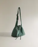 Сумка-переноска для питомца Zara Home, хлопок, зелёный, 7325/019 — фото 2