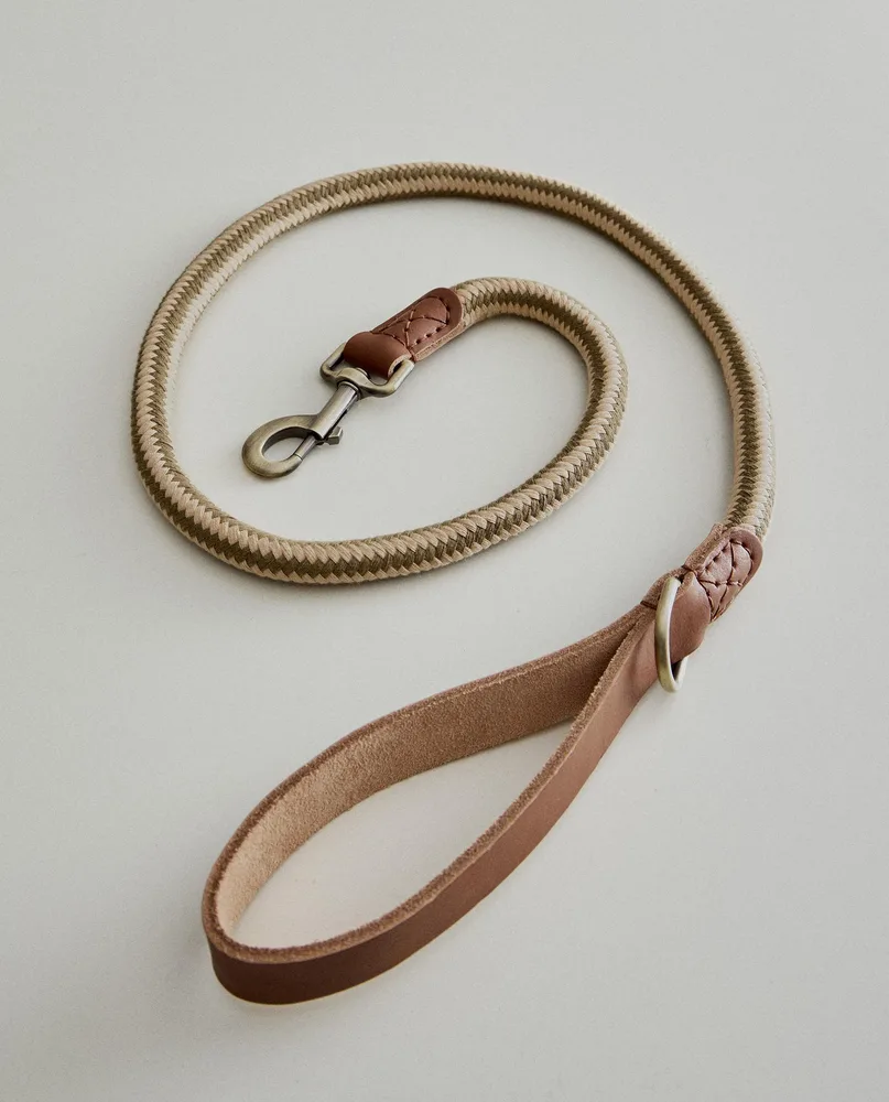 Поводок для собаки Zara Home, хлопок, зелёный, 1392/149