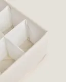 Коробка для хранения Zara Home, хлопок, бежевый, 7294/099 — фото 7