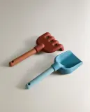 Набор игрушек для песочницы детский Zara Home, силикон, 2 шт., 8629/052 — фото 8