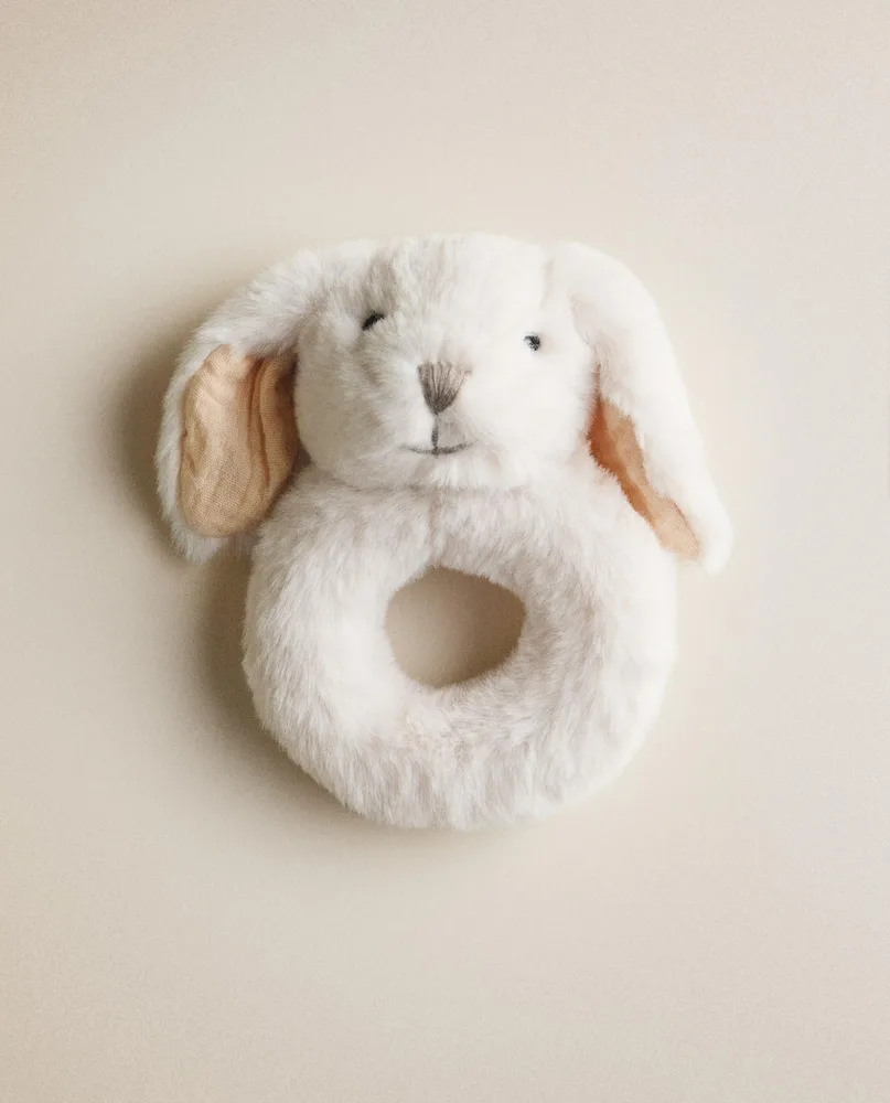 Погремушка детская Zara Home, хлопок, белый, 7611/052