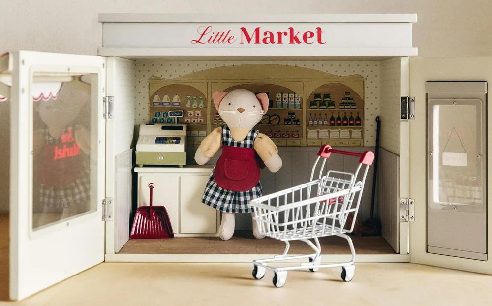 Игровой набор детский сюжетно-ролевой Zara Home, дерево, серый, 5696/052