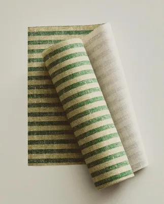Сервировочные тканевые салфетки Zara Home, зелёный, 20 шт., 1217/022